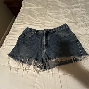 Guess distressed Jean shorts